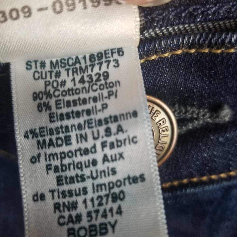 True Religion Men's Bobby Baggy Jeans Sz 40 - Picture 6 of 13
